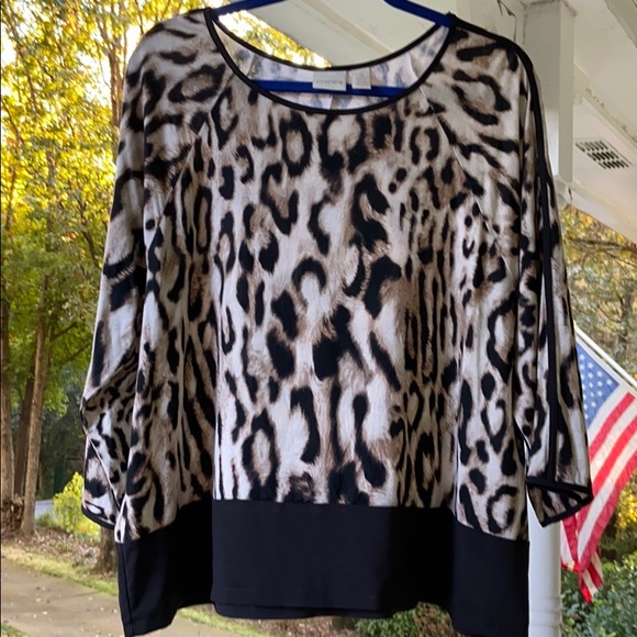 Chico's Tops - Chico’s Animal print top 3/4 sleeves 3 = 14/16 XL